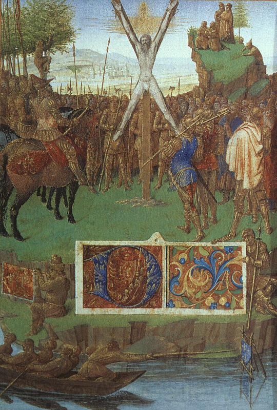 Jean Fouquet The Martyrdom of St.Andrew France oil painting art